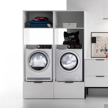 Oasis washing-machine column cupboard