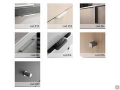 Available handles for the Oasis washing machine cabinet