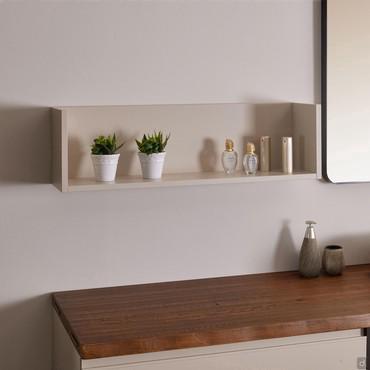 Bathroom shelf with back panel Atlantic / Frame