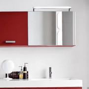 Boogie storage mirror with flap door