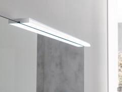 Detail of the Gae variable-width spotlight, one of several models available to customise the Wap mirror (also available without spotlight)