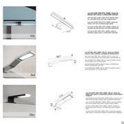 Boogie storage mirror with flap door - Lamp models available