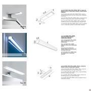 Boogie storage mirror with flap door - Lamp models available