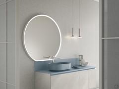 Halo Round shaped with 'cold' LED lighting