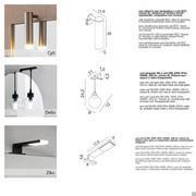 Spotlights available to complement the Aura mirror