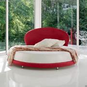 Globe round bed with headboard 