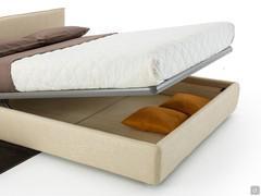 Pinch double bed - a detail of the large bed frame 