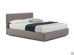 Upholstered bed Pinch with h.29 bed frame with half-hidden feet