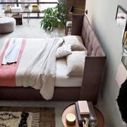 Ibis bed with removable headboard wings