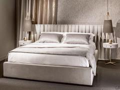 Luxury leather bed Twist by Cantori