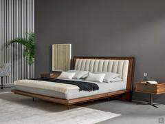 Bed Nelson by Bonaldo in the standard version, without side tables