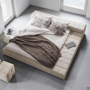 Design upholstered bed Squaring by Bonaldo
