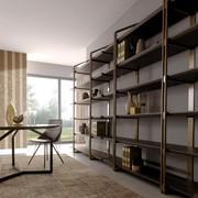 Bookcase Sestante ideal in living rooms with sophisticated furnishings