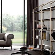 Bookcase Sestante, perfect in living areas with sophisticated atmospheres