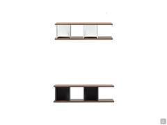 Ansbach single-shelf dividing bookcase