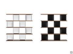 Ansbach 4-shelf dividing bookcase