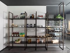 Milton bookcase with storage shelves, ideal for separating an open-plan kitchen from the living area