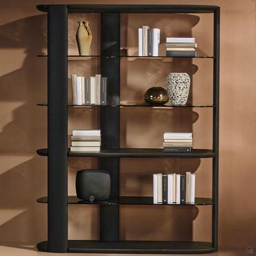 Reef design floor-standing bookcase 