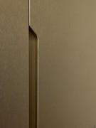 Detail of B2 groove, lacquered to match door - Customer photo