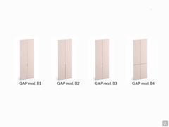 Groove openings available on Lounge Corner modules with folding doors