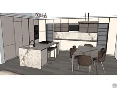 Kitchen design - 3D model