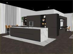 Kitchen design - 3D model