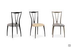 Comfortable upholstery for the seat of Cantori's Vilma chair