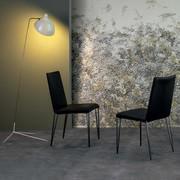 Filly elegant and modern chair by Bonaldo in four models (version with chrome legs not available)