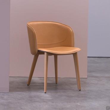 Real belting leather chair Kamet