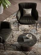 Rhonda chairs upholstered in leatherette, also available in fabric or real leather in many colours and variants