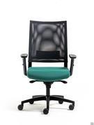 Expo Light task chair, swivel and elevating, with height-adjustable armrests