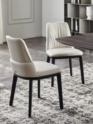 Pair of Belinda chairs, with stained ash wood frame
