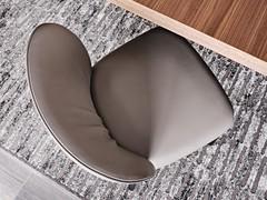 Upholstered chair with wooden legs Chris by Cattelan
