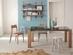 Paloma chair made entirely of wood - also available in matt lacquered open-pore oak on RAL or NCS scale