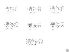 Diagrams and dimensions of the various Rhonda chair models available