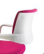 Detail of white polyamide back shell