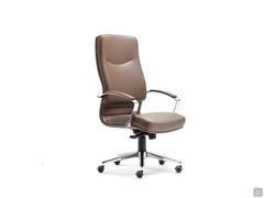 Aqaba executive office armchair with fixed armrests and upholstered seat