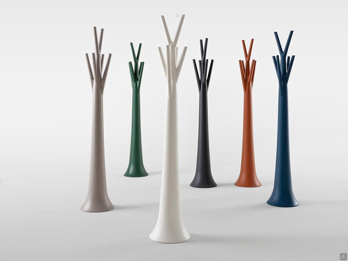 Free-standing coat rack Tree by Bonaldo in matte polyethylene
