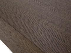 Detail of the wood veneered top