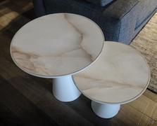 Top view of the marble effect ceramic Keramik tops