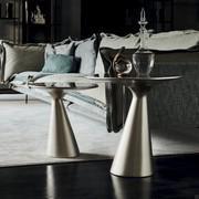 Peyote round tables by Cattelan with mirrored glass top