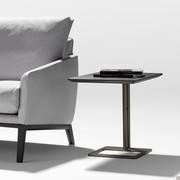 Victor modern design end table can also match the armchairs from the same collection