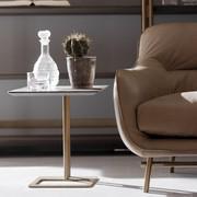 Victor end table serves as an extra surface for cups or glasses 