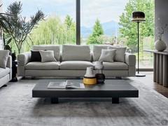 Jazz coffee table by Bonaldo facing sofa