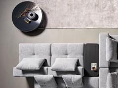 Jazz coffee table with round top, elegant addition for living rooms, both front and sofa side