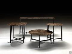 League set of marble coffee tables