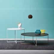 Bali round wood top coffee table 