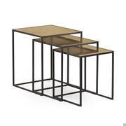 Nest of square coffee tables Narciso by Cantori