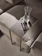 C-shaped coffee table Narciso, ideal both in front or on the side of the sofa