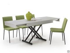 Alexander coffee table transformed into a dining table for 8 people